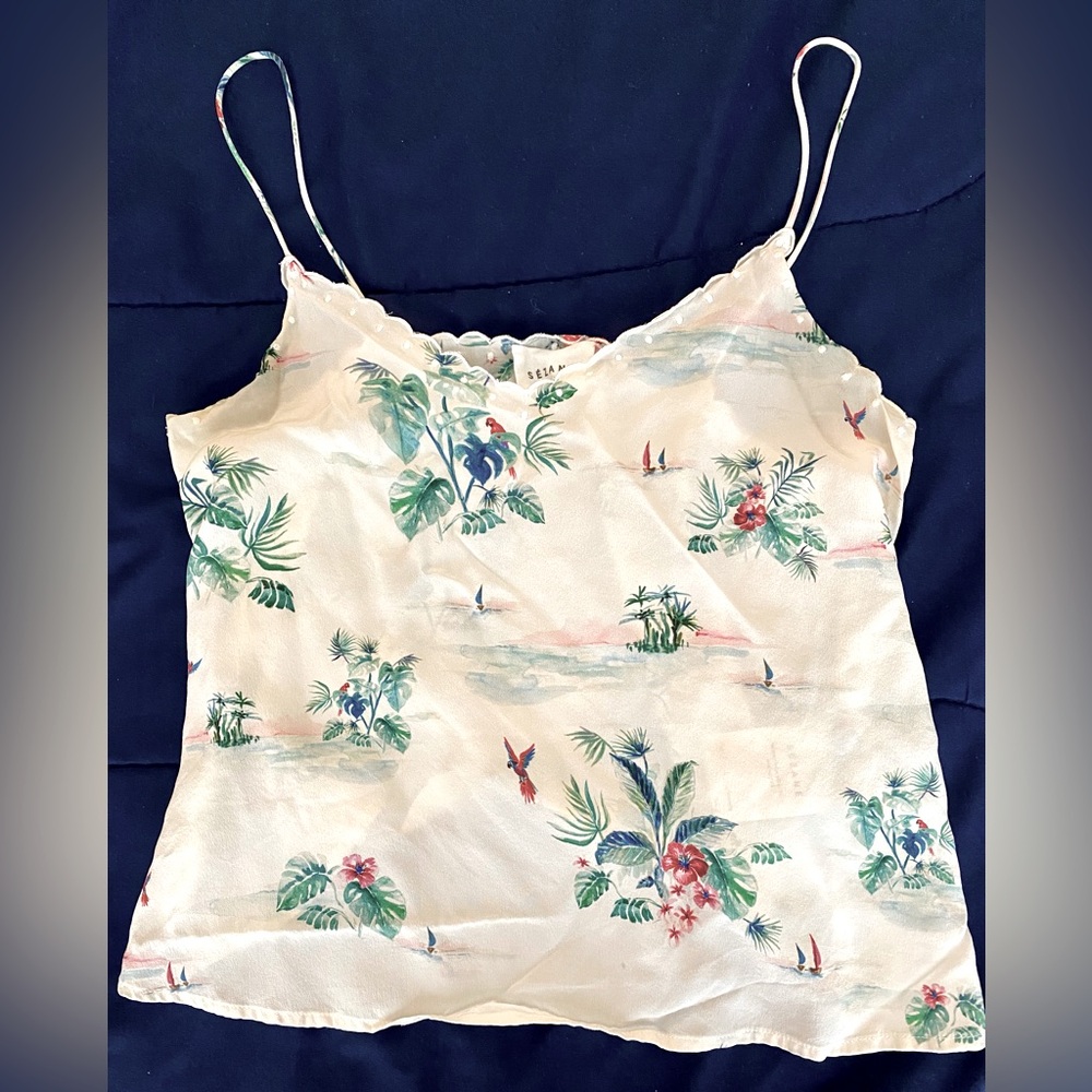 Sezane silk top